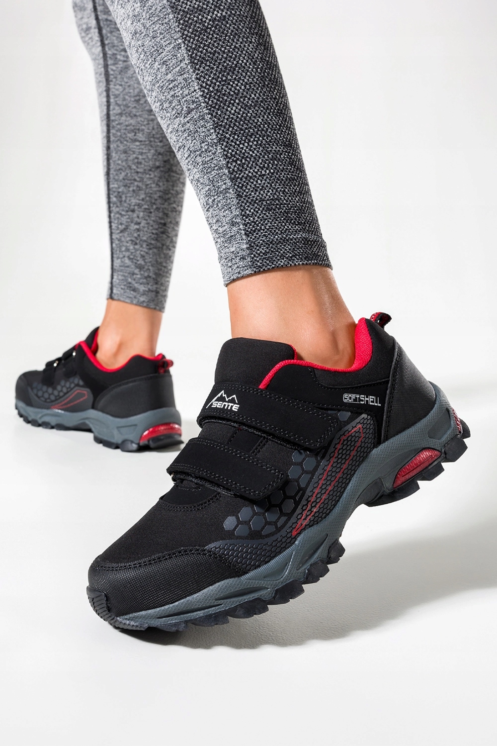 BUTY TREKKINGOWE DAMSKIE GÓRSKIE TURYSTYCZNE SPORTOWE SOFTSHELL LEKKIE r 41 Oryginalne opakowanie producenta pudełko