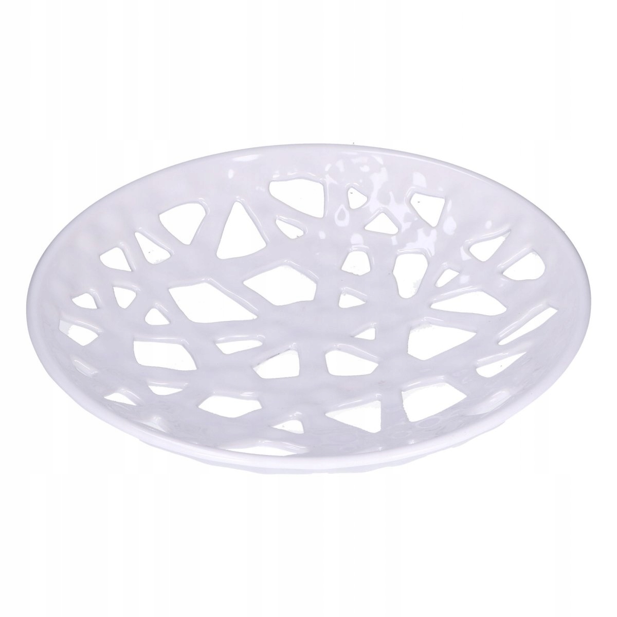 Okrúhla miska z melamínu 36 cm Traifori La Porcellana Bianca