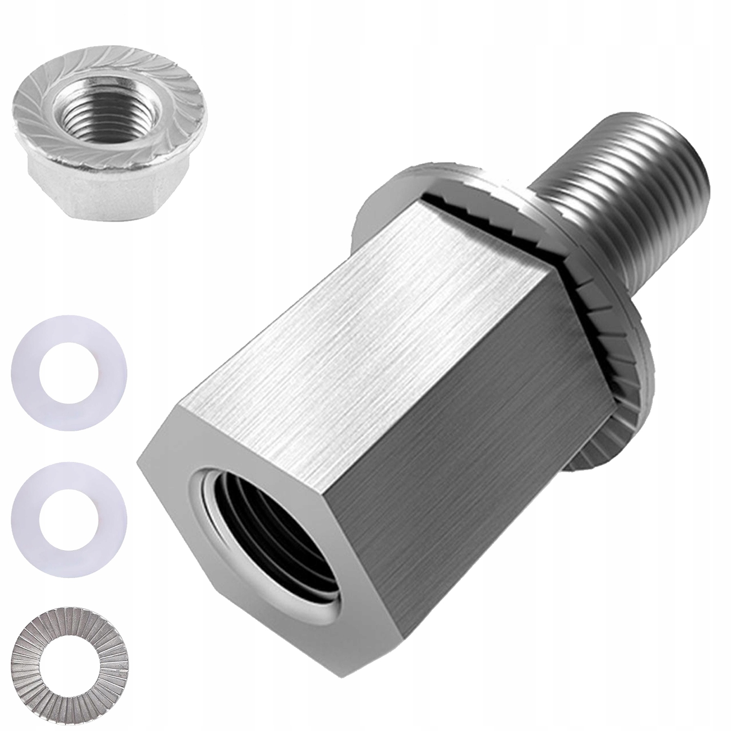 ADAPTER OSI ROWEROWEJ STAL NIERDZEWNA ZWIĘKSZAJĄCA ODLEGŁOŚĆ PRZESTRZENNĄ EAN (GTIN) 4016491458028