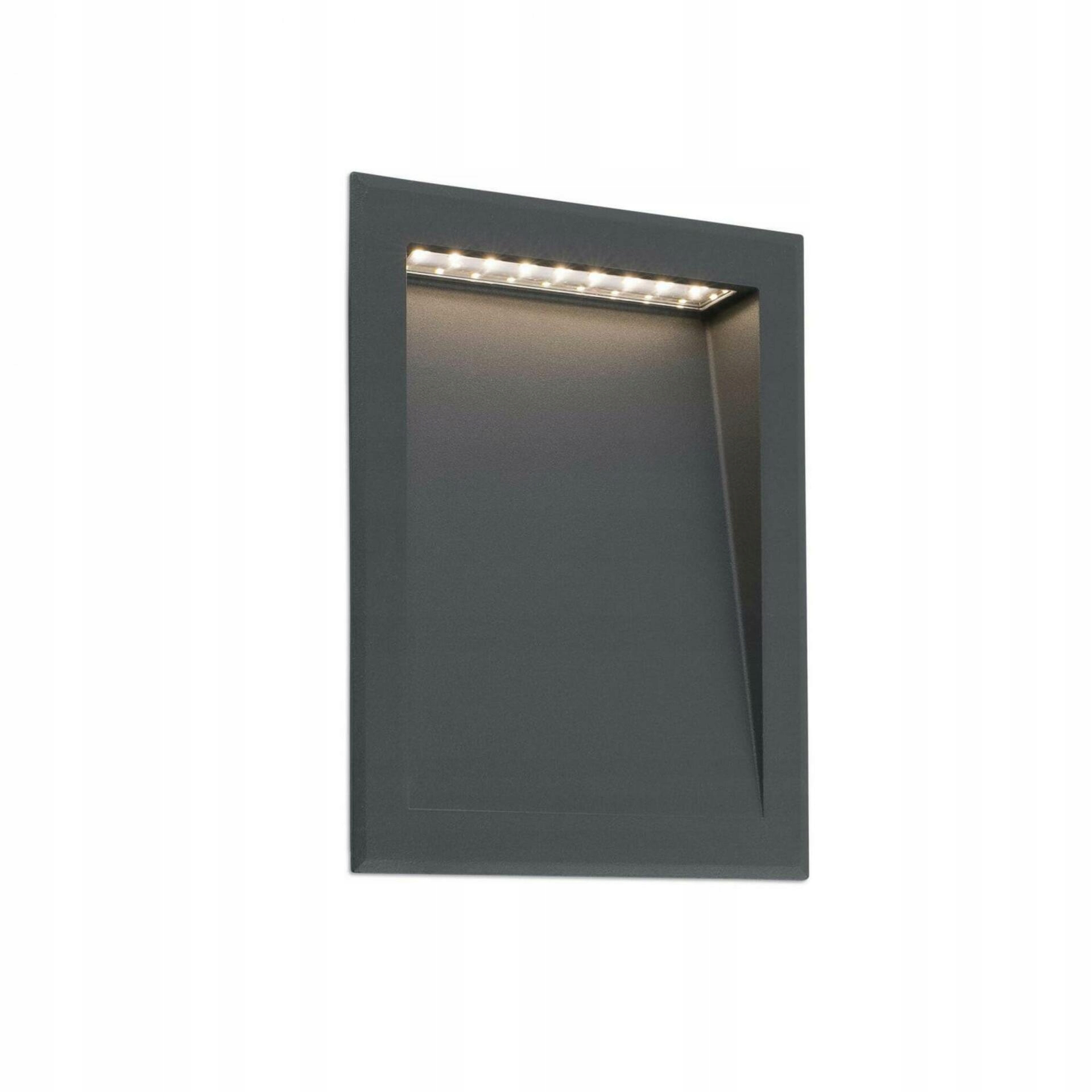 Faro Soun 193 zapustené Led svietidlo do steny, IP65, 8W, tmavo šedá