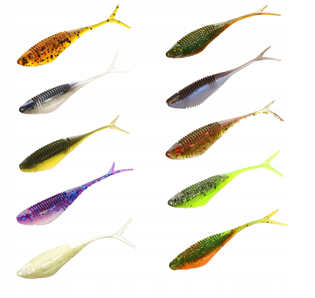 

Mikado 10x Jaskółka Fish Fry 5,5cm drop shot Okoń