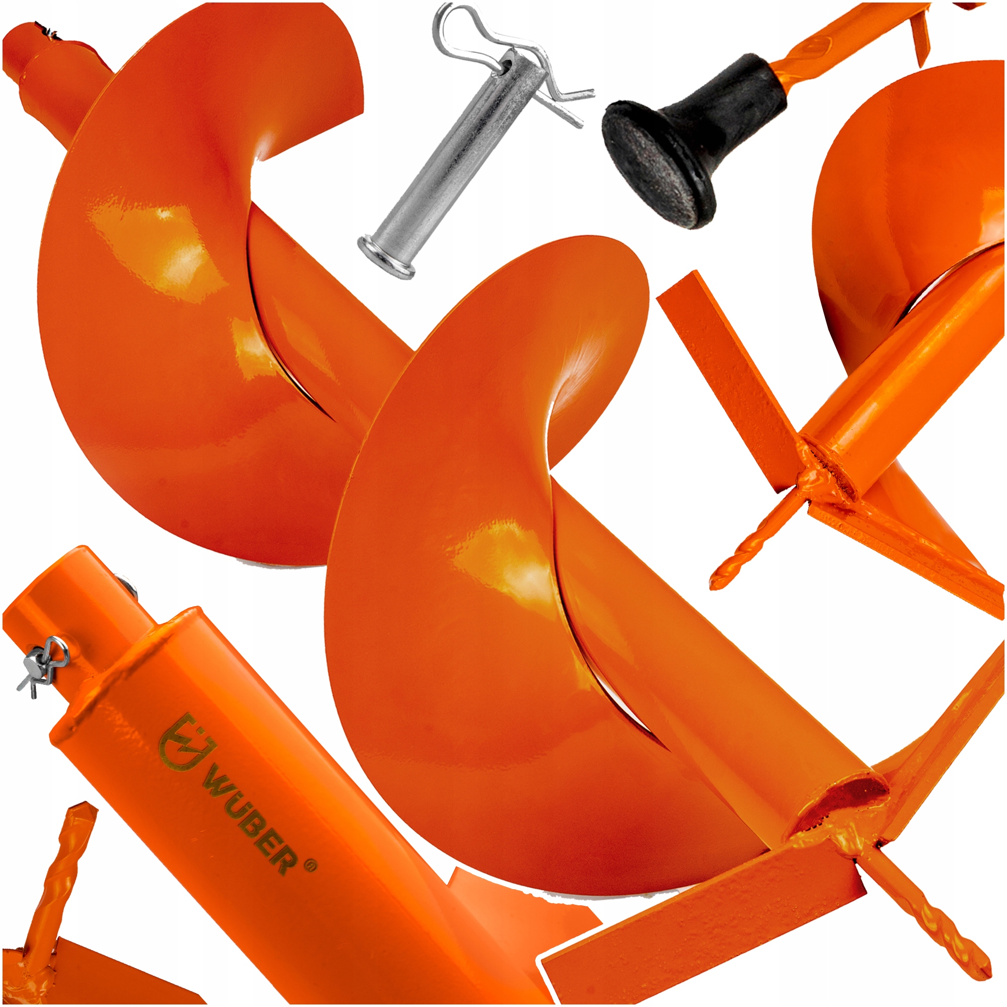 Vrták Do Zemního Vrtáku Pro Benzínovou Vrtačku Průměr 250 MM 25 CM Silný