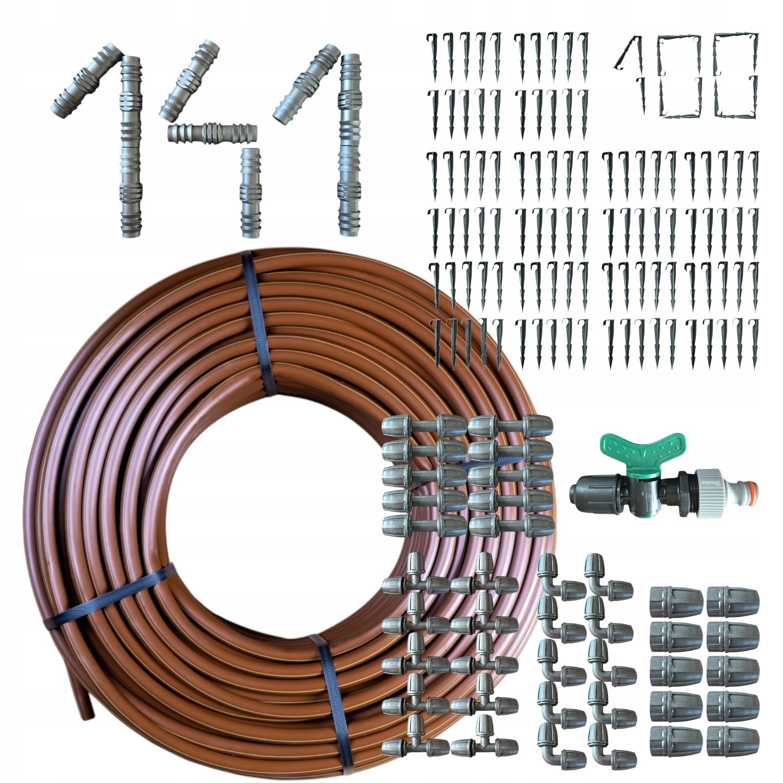 Zestaw Premium Linia Kroplująca Rain Bird Pcd kompensacja ciśnienia 141el