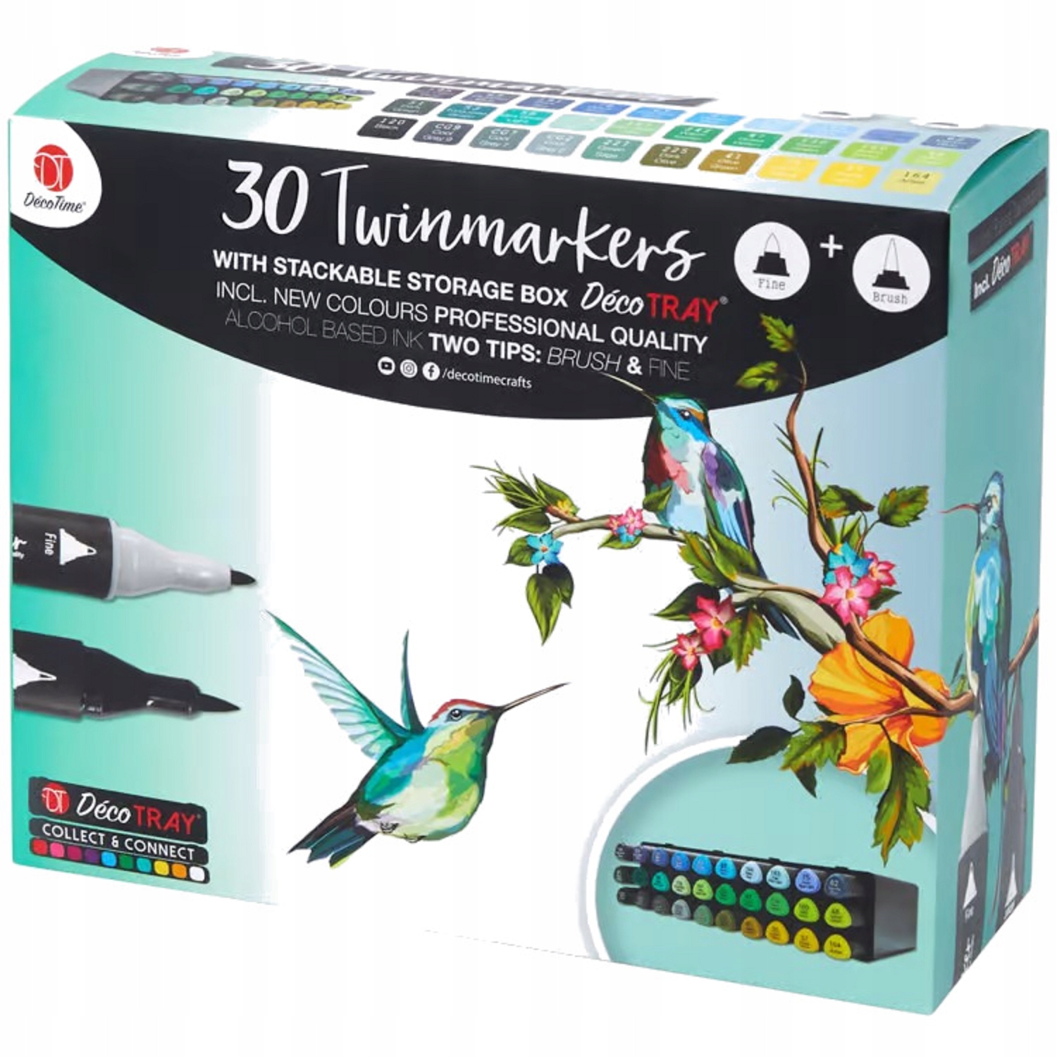 Twinmakery 30 Kusů Deco Time Oboustranné Profesionální Organizér 195-164