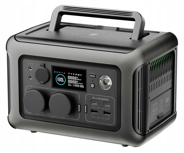 Nabíjecí Stanice Allpowers R600 299Wh 600W Zásobník energie Powerbank