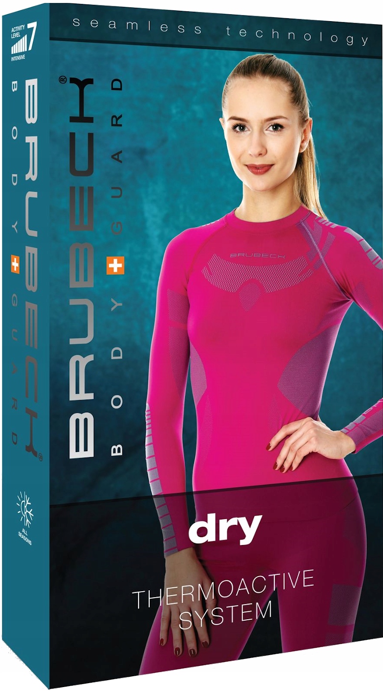 DAMSKA BIELIZNA TERMOAKTYWNA BRUBECK Dry - XL Materiał dominujący Poliamid