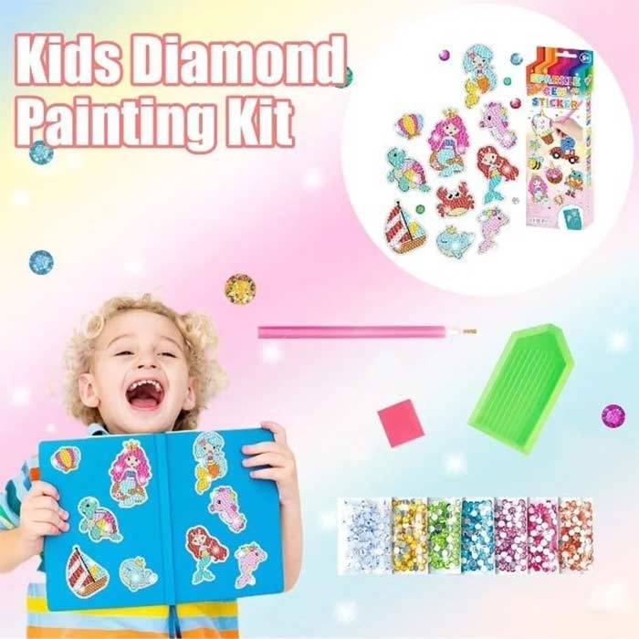 MOZAIKA DIAMENTOWA NAKLEJKI WYKLEJANKA DINOZAURY Marka NORIMPEX