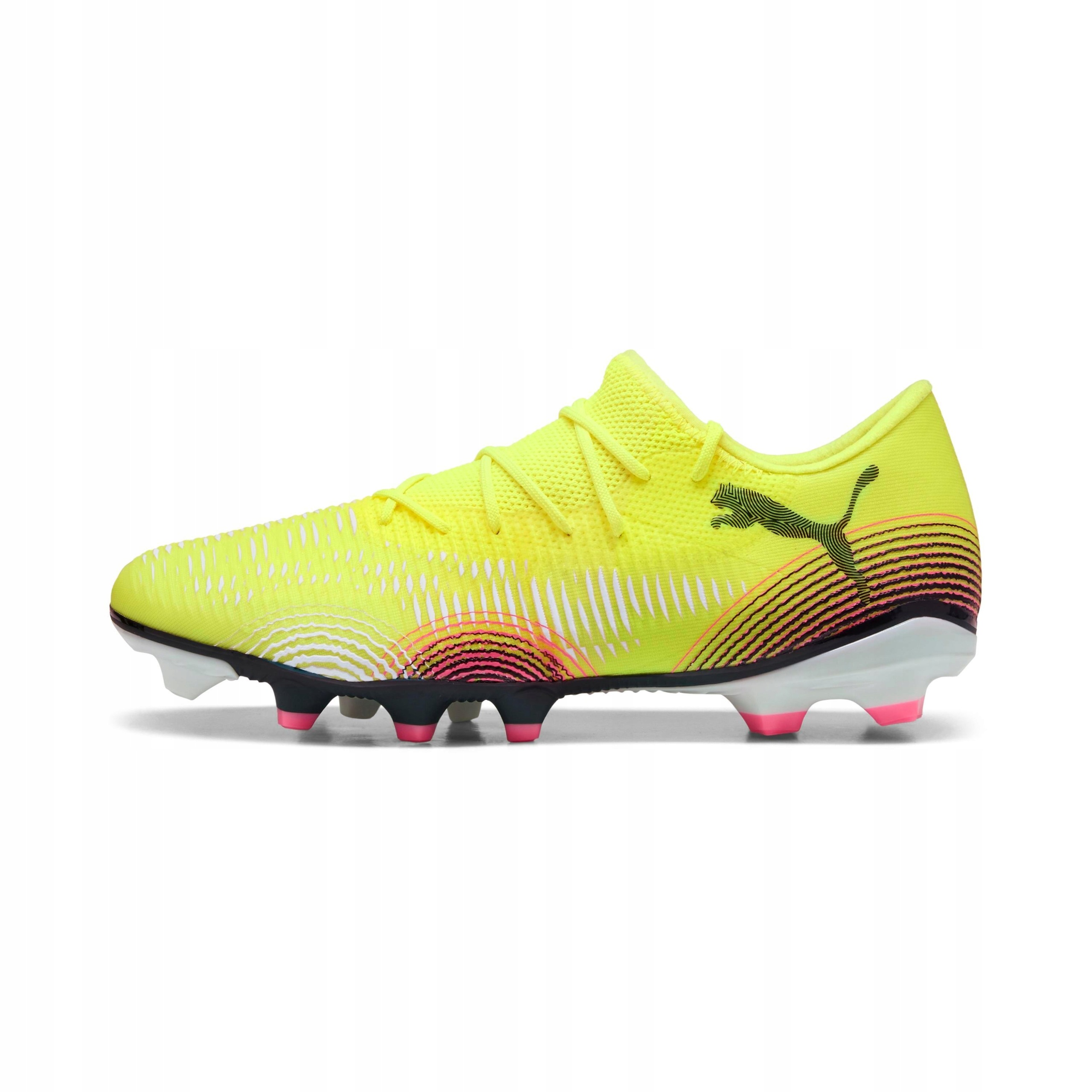 Buty piłkarskie męskie Puma Future 8 Match Low Fg/ag yellow alert/ puma bla