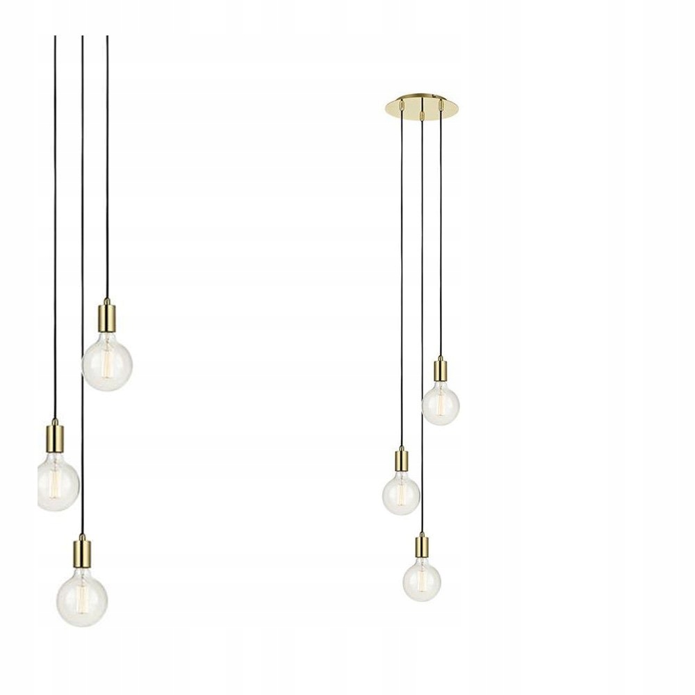 Sky Závesná lampa okrúhla zlatá 106333 Markslojd