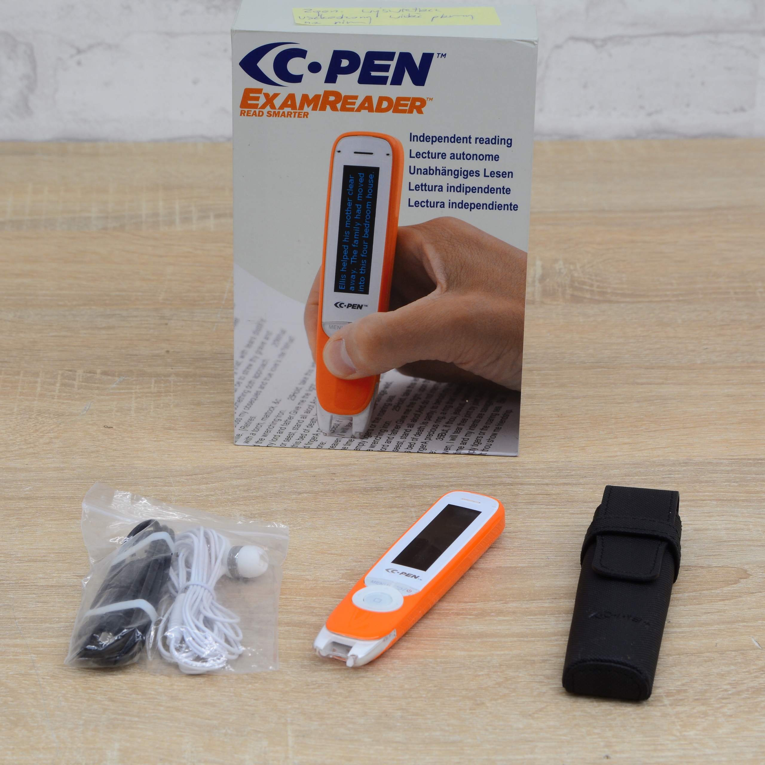 Uszkodzony Czytnik zamiany tekstu na mowę C Pen Exam Reader 2 OCR tłumacz Model EXAM