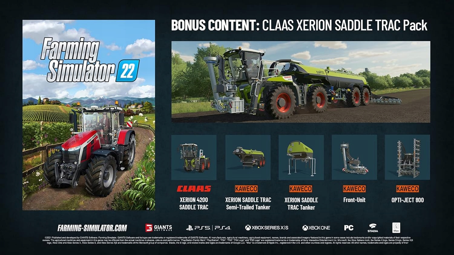 FARMING SIMULATOR 22 Symulator farmy 2022 - PL - PS4 / PS5 - Płyta Blu-ray Producent GIANTS Software