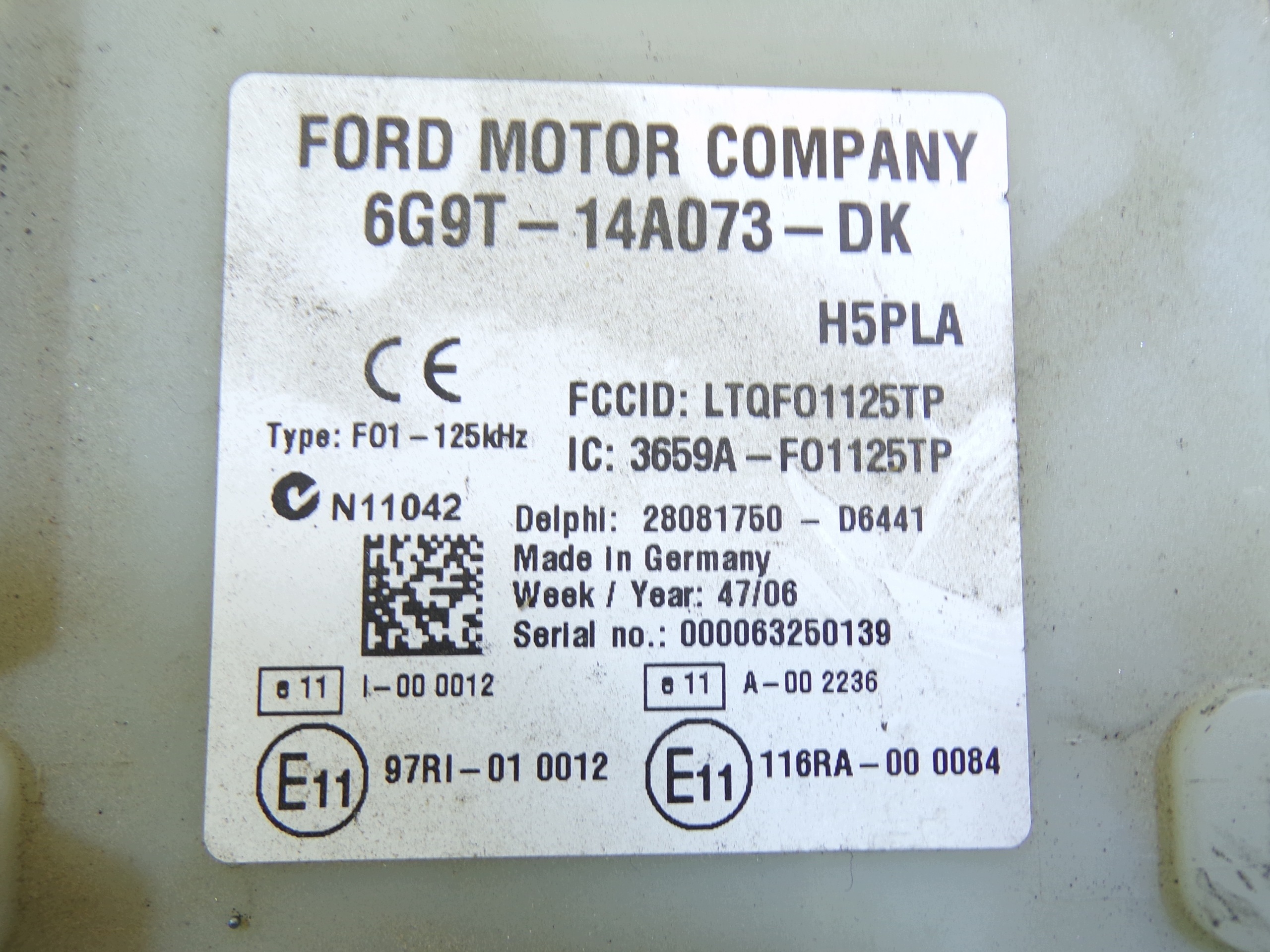Montaggio STARTOWY FORD SMAX S-MAX 1 e 1.8 TDCI 6G91-12A650-LF