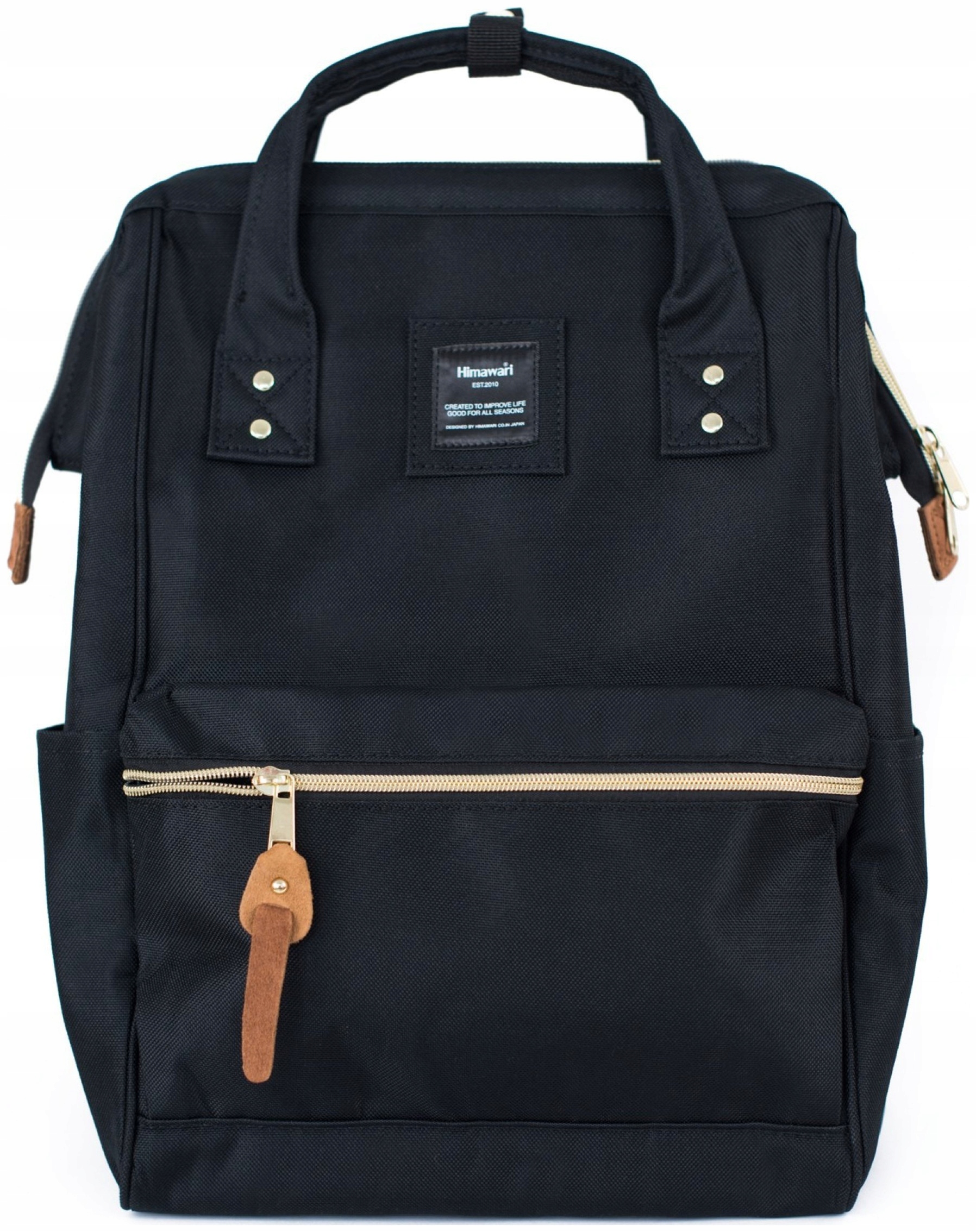 Batoh na notebook Himawari Classic prostorný, Usb pro práci, černý
