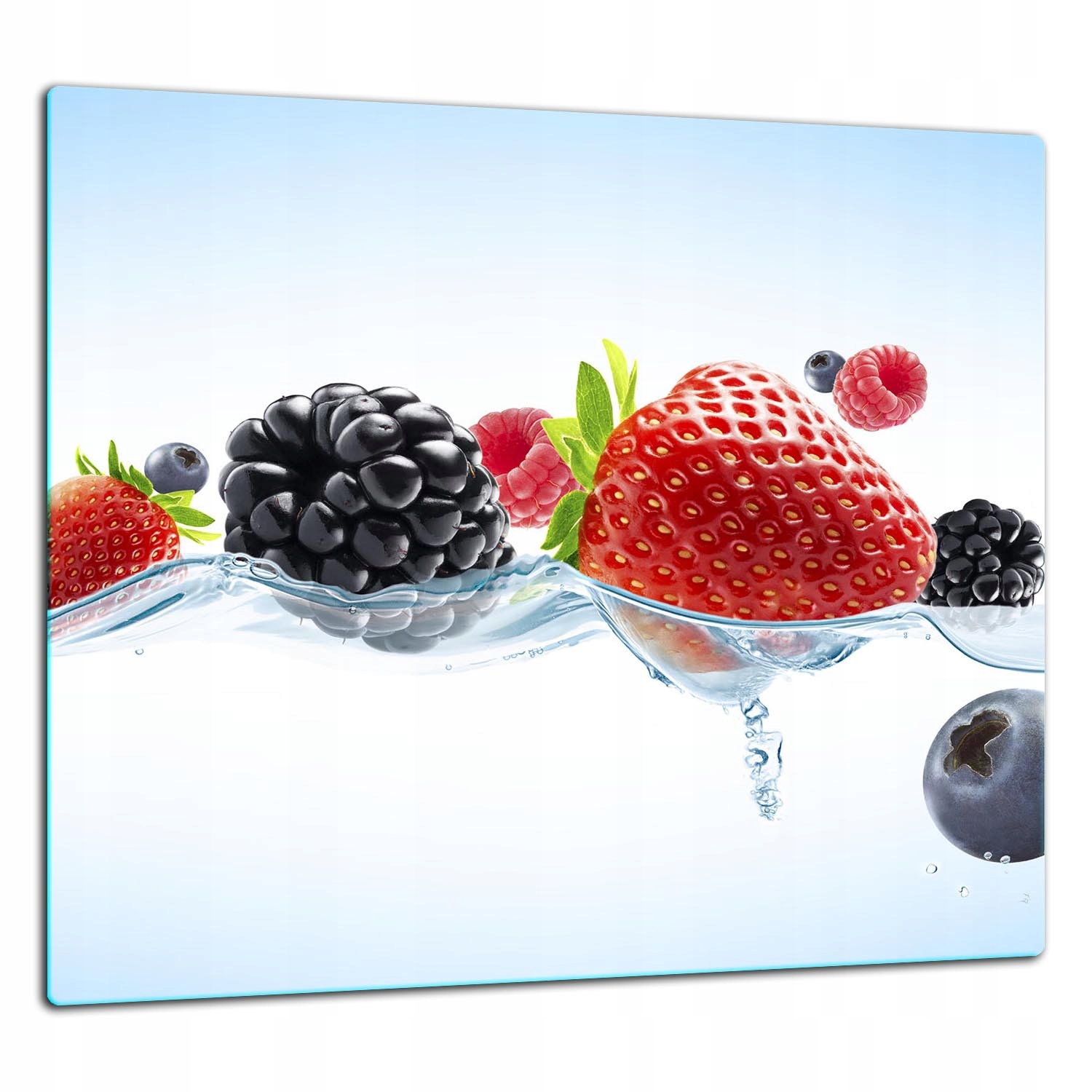 Skleněná Ochranná Deska Panel Lepidlo 65x60 Ovoce