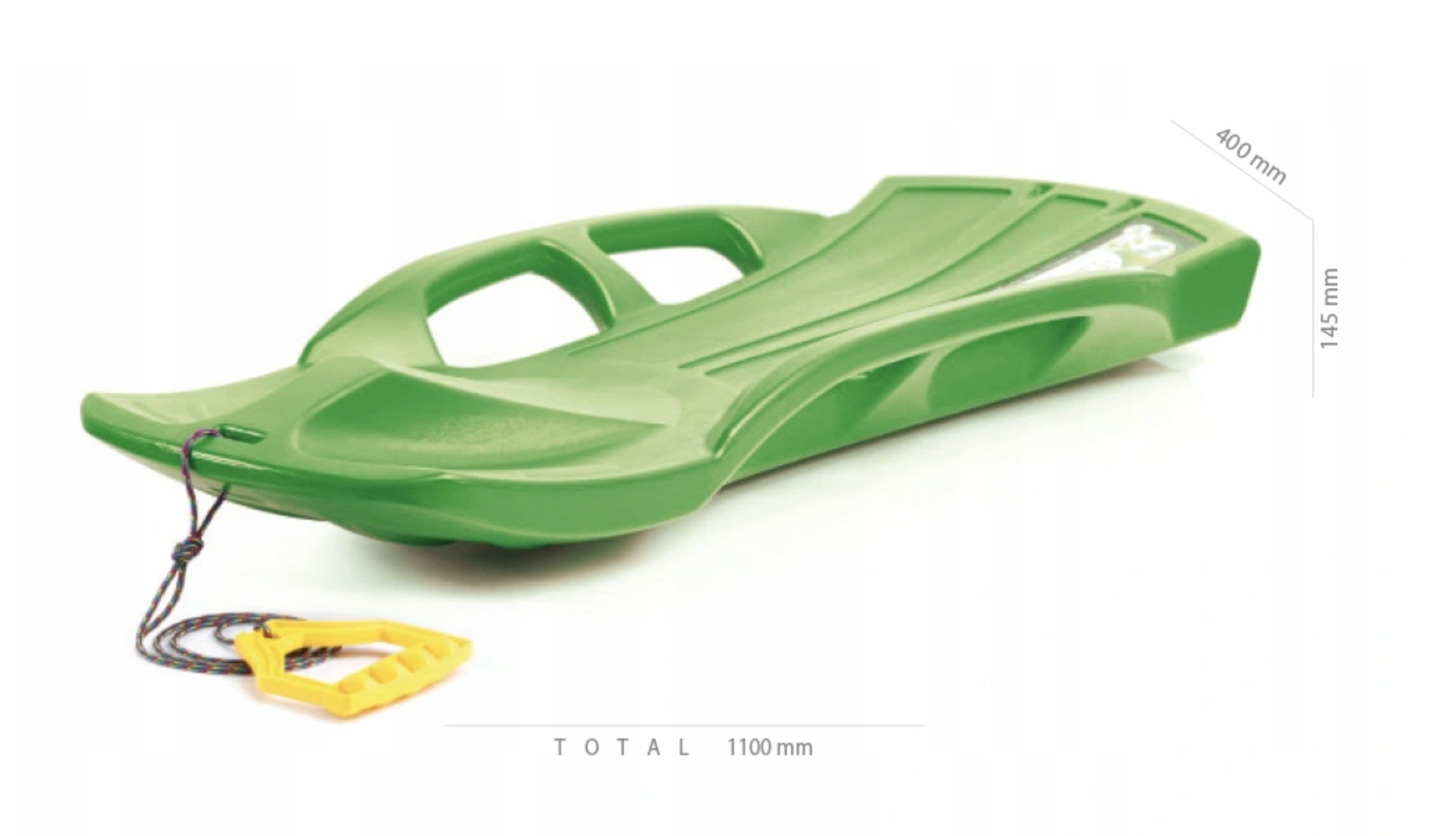 

Prosperplast Snow Train Sanki Ślizg 2 Osobowe Ziel