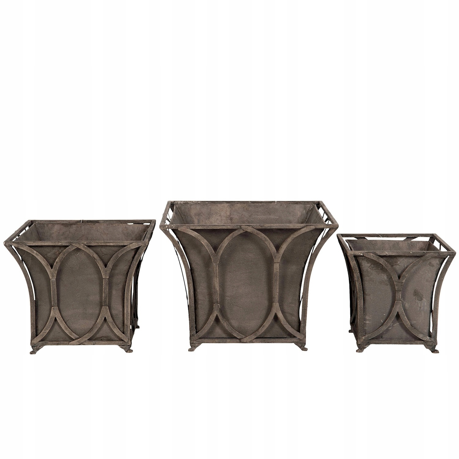 Podlahová Štvorcová Kvetináčka Veľká Loft Do Palmy Monstery Obal Na Kvetináč Sada