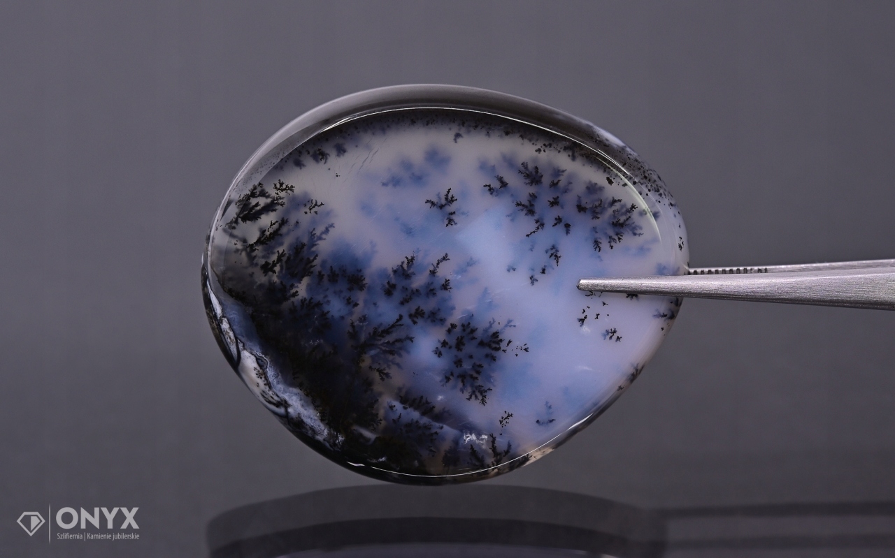 Dendritový achát z Kazachstánu nepravidelná destička