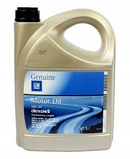

Olej silnikowy Gm MotorOil 5 l 5W-30