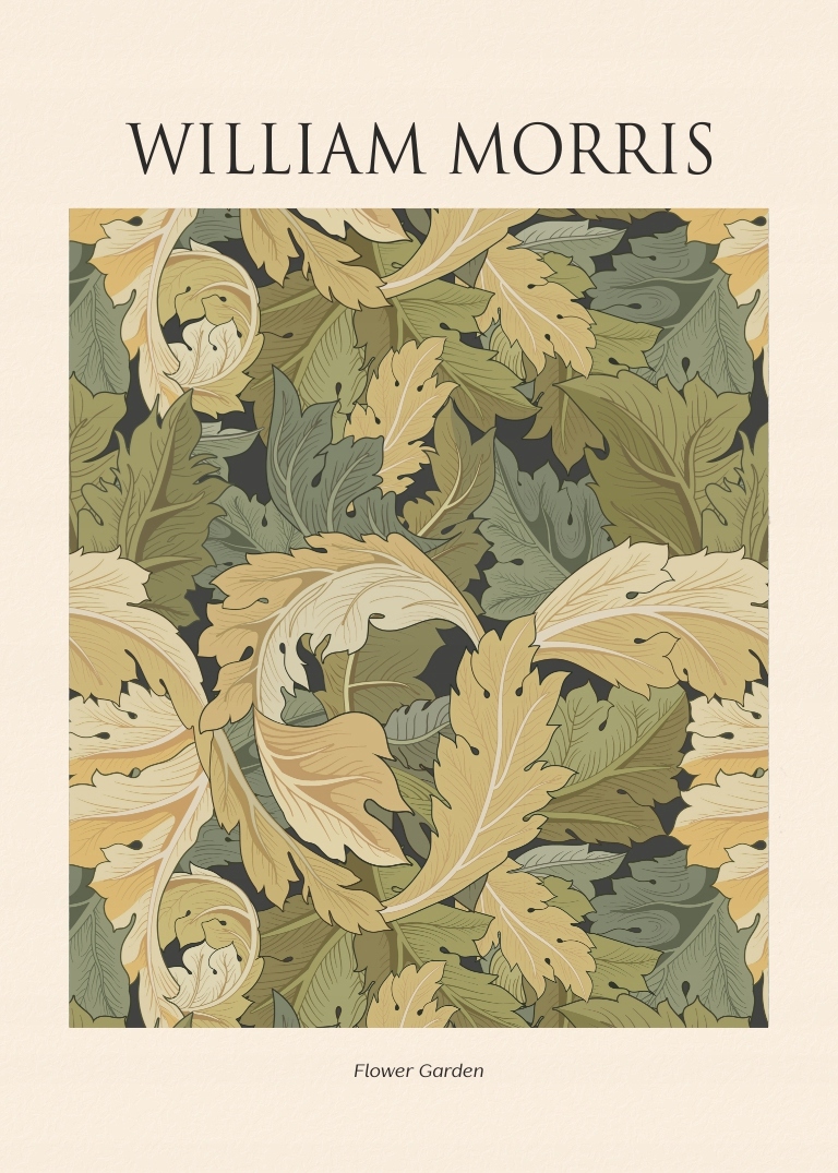 

William Morris Flower Garden Plakat 50x70cm #238