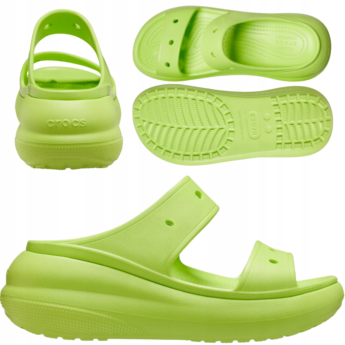 CROCS DAMSKIE CHODAKI NA PLATFORMIE PIANKOWE KLAPKI CRUSH CLOG r. 39/40