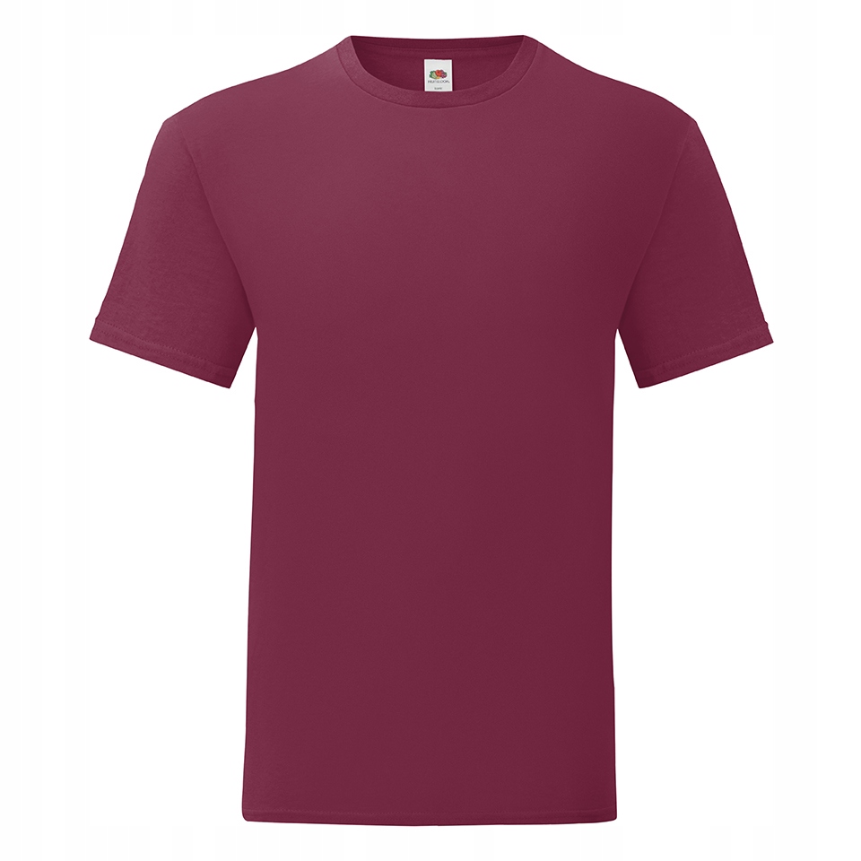 

Męski T-shirt Iconic Fruit Of The Loom Burgund L