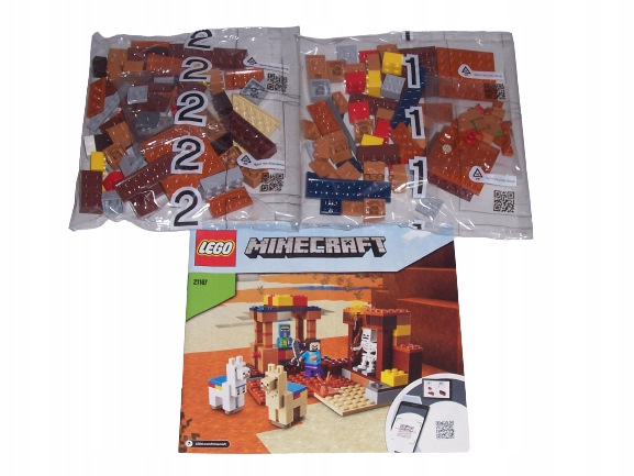 Niekompletne LEGO MINECRAFT 21167 bez figurek
