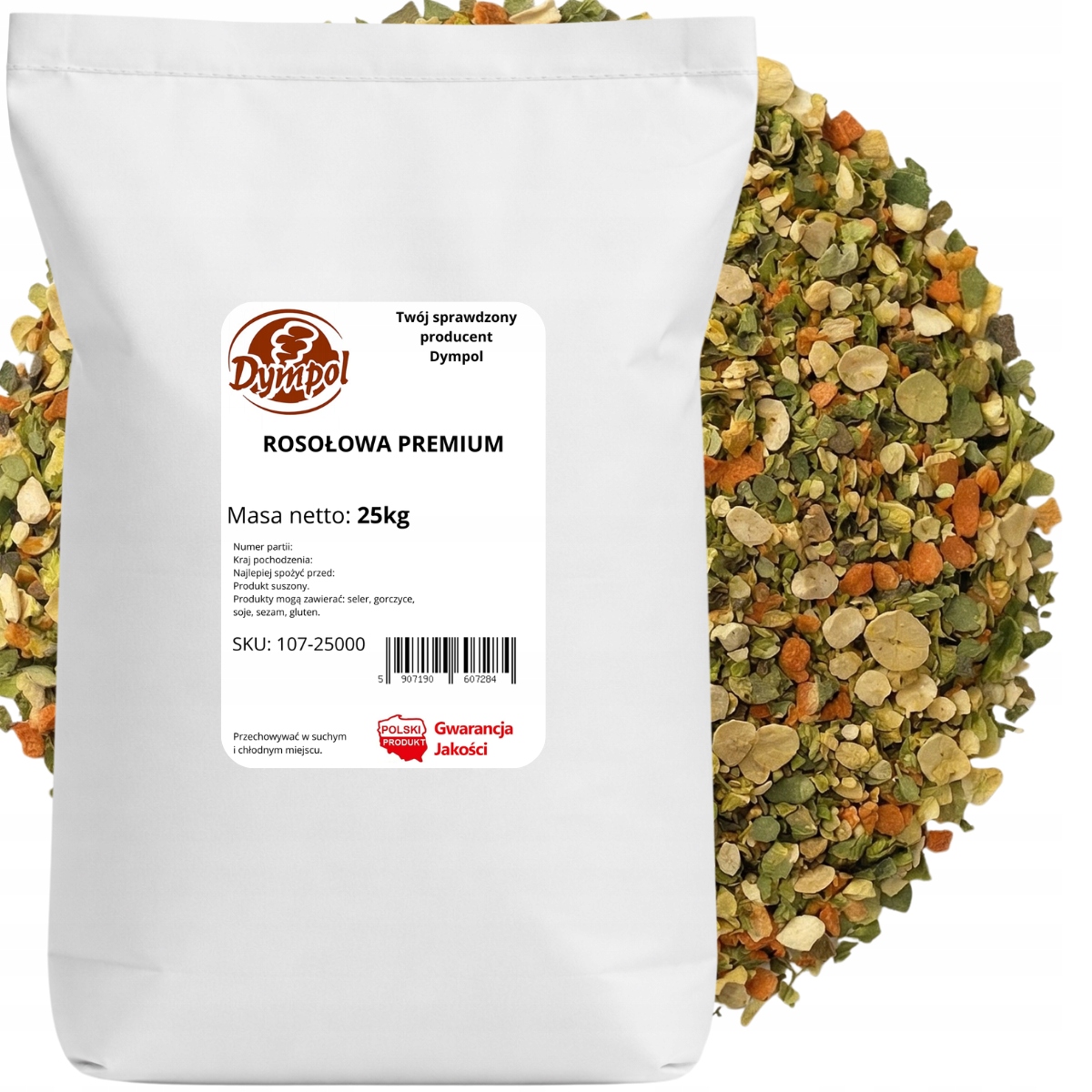 Przyprawa Do Rosołu Rosołowa Premium Mieszanka Warzywna Jakość Dympol 25 kg