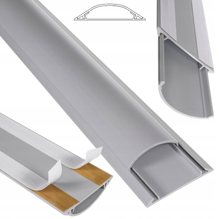 LISTWA MASKUJĄCA MASKOWNICA DO KABLI PODŁOGOWA