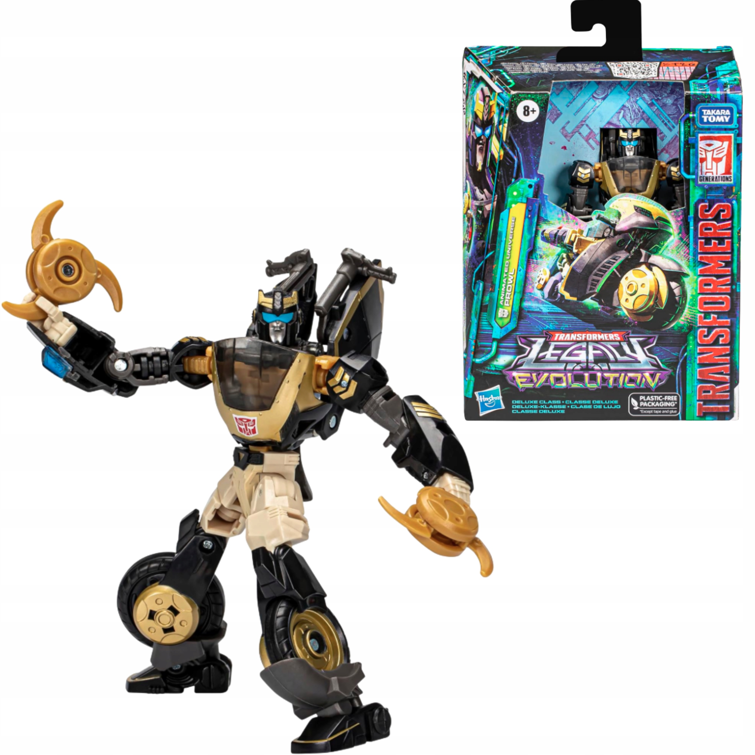 Transformers Legacy Evolution Deluxe Class Figurka Prowl z animovaného vesmíru