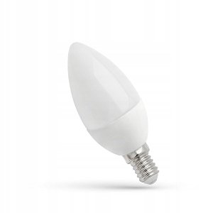 

Żarówka Led świeczka E14 1W 90lm ciepła
