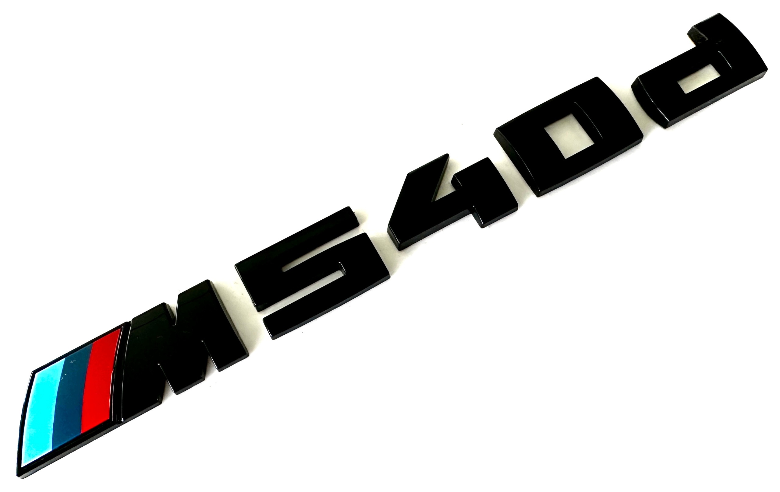 Bmw 5' M 540d M540d emblemat znaczek napis czarny