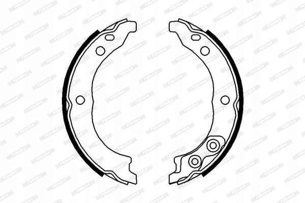 ZESTAW SZCZĘK HAMULCOWYCH, HAMULEC POSTOJOWY Stan opakowania oryginalne