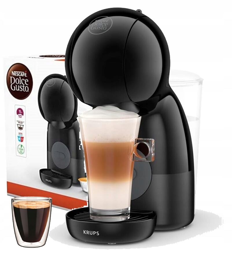 Kávovar Na Kapsuly Krups Dolce Gusto Piccolo Xs KP1A3B 1600W 15BAR 0,8L