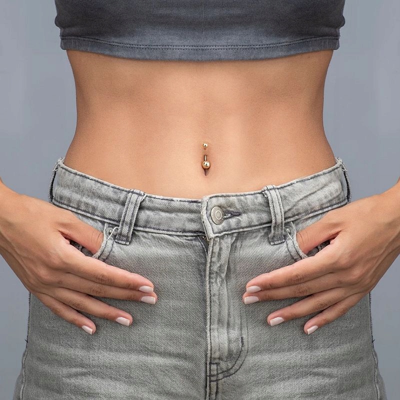 KOLCZYK DO PĘPKA KULKI STAL CHIRURGICZNA EP-21G Marka Inna marka