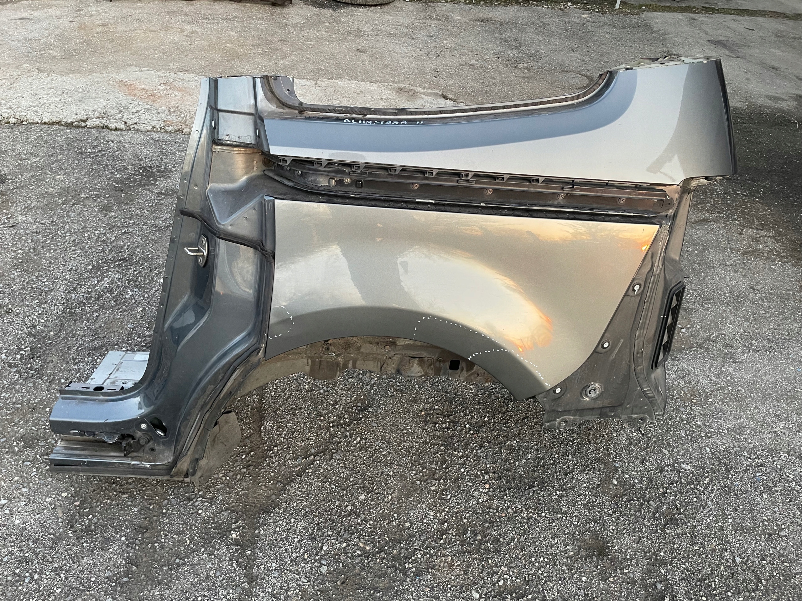 BŁOTNIK ĆWIARTKA LEWY TYŁ SHARAN 7N ALHAMBRA II 10-15