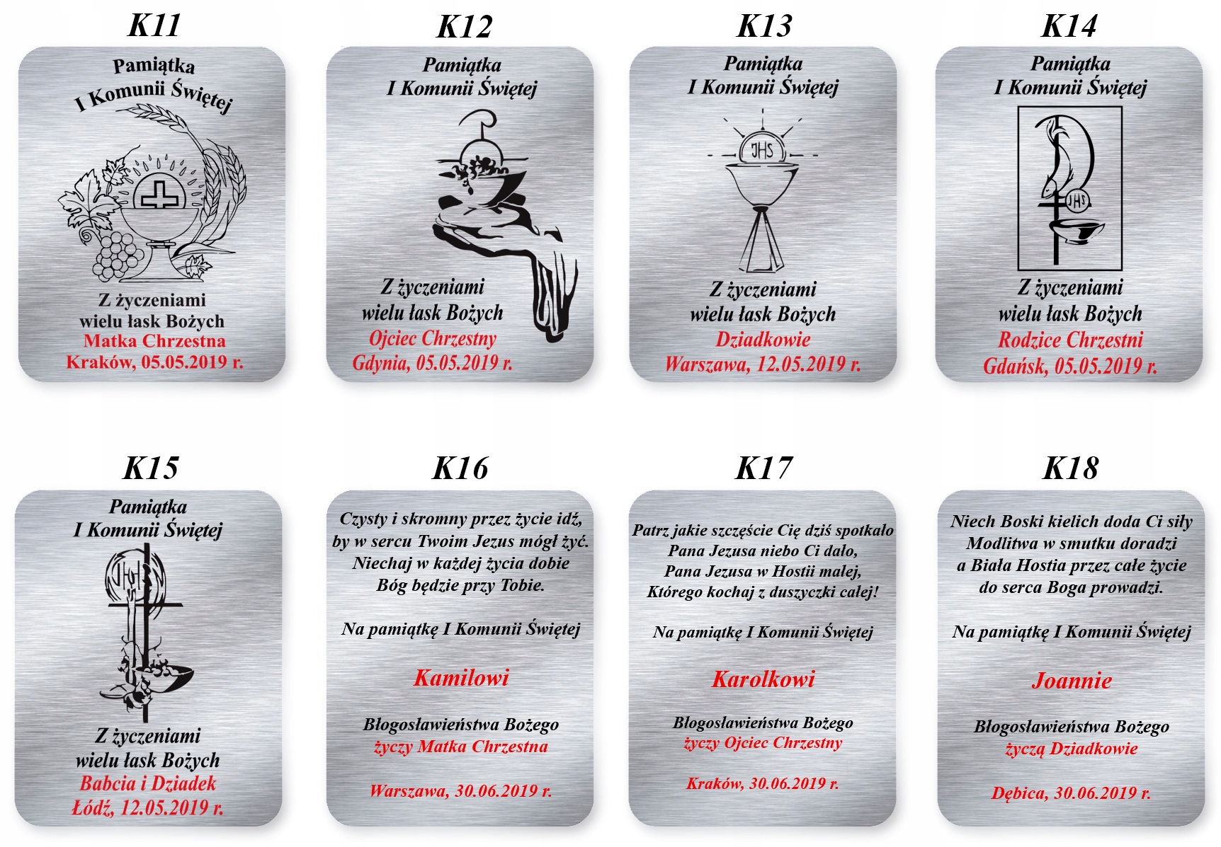 Obraz Srebrny Święta Rodzina Pamiątka Chrztu Ślubu Szerokość produktu 8 cm