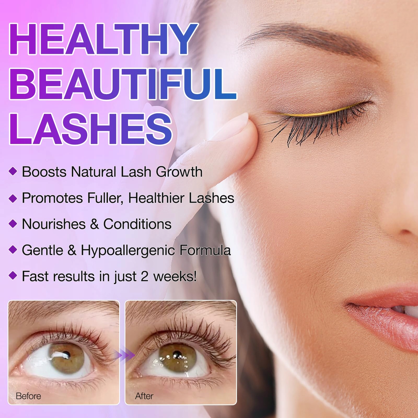 LONG4LASHES Serum Do Rzęs i Brwi Naturalna Formuła 5ml — miniatura 5