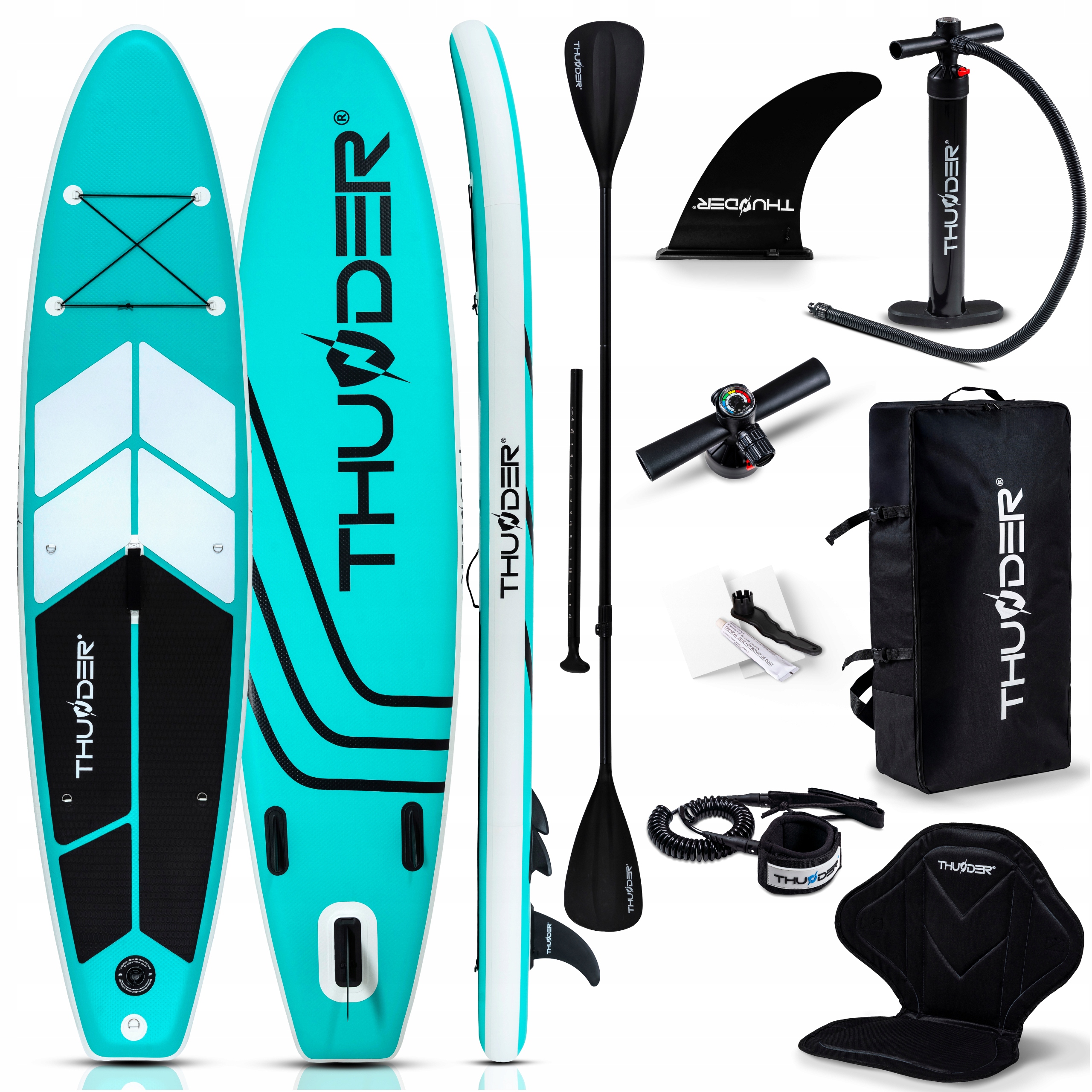 Deska Sup 320CM nadmuchiwana paddle boardpompowana wiosło zestaw Thunder