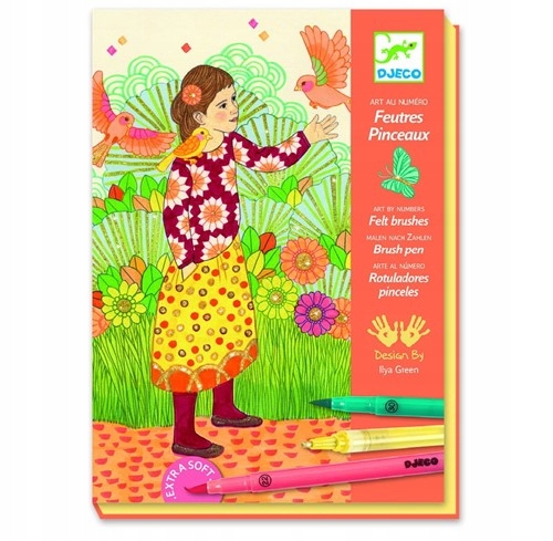 

Djeco Zestaw artystyczny z flamastrami Oczarowanie