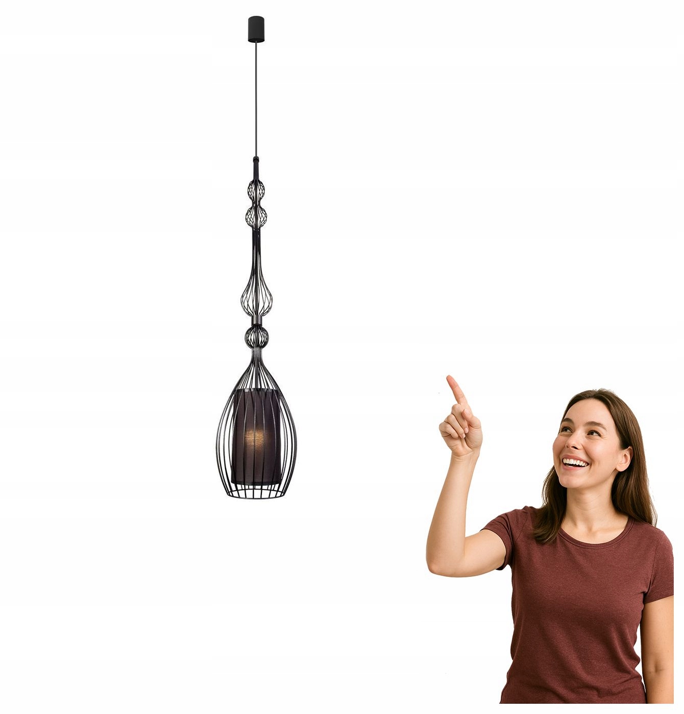 Závesná lampa Abi L 8864 Nowodvorski