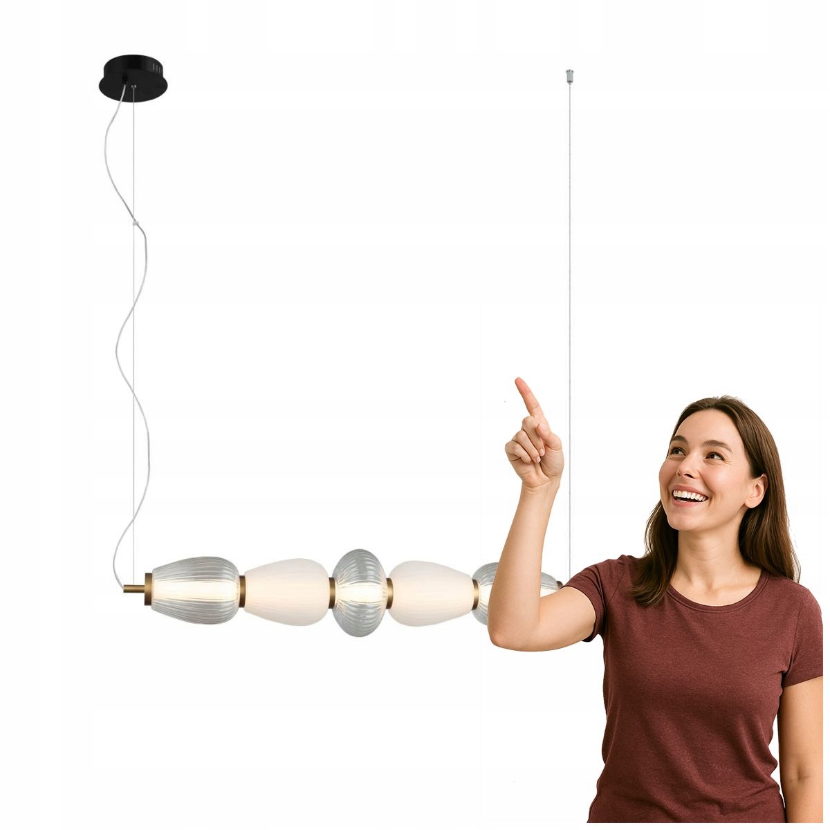 Moderná stropná Led lampa 22W čierna Gastel Italux