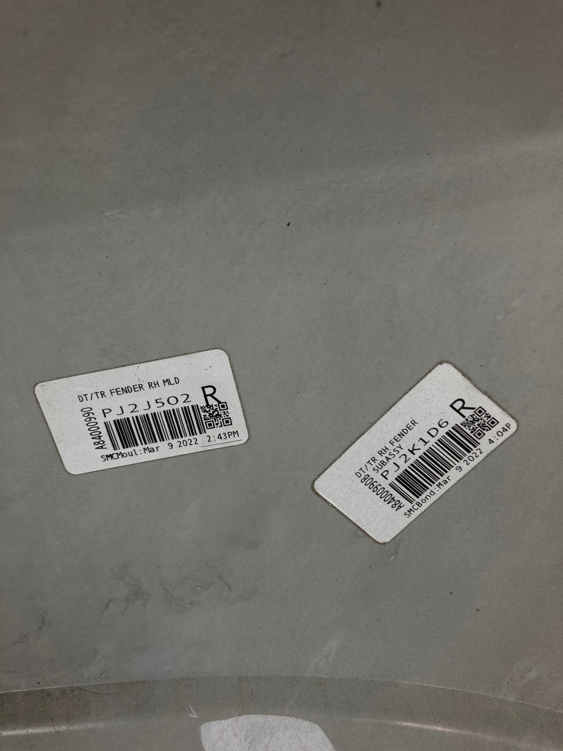 Ram 1500 TRX V 6.2 fender front right front 2021-24