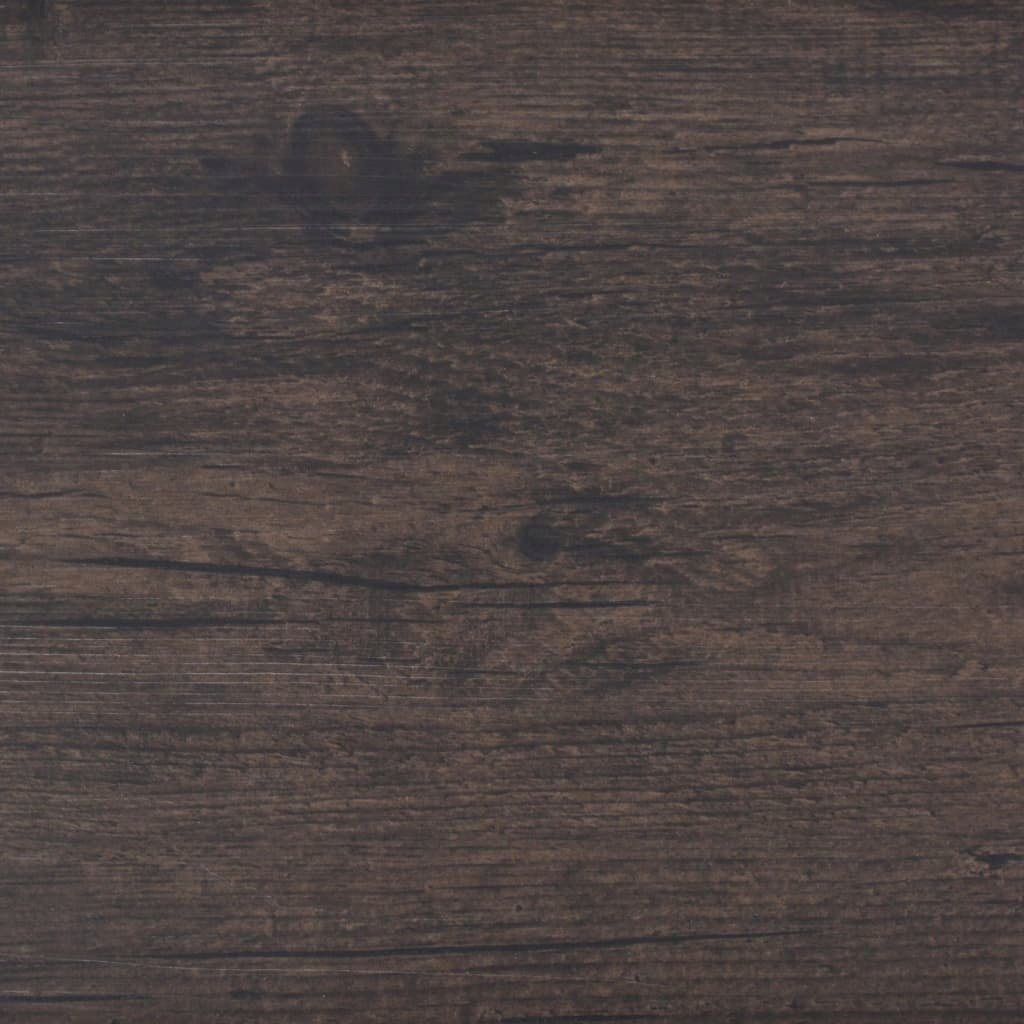 SAMOPRZYLEPNE PANELE PODŁOGOWE PVC 5,21M² 2MM CIEMNY BRĄZ Długość 61 cm