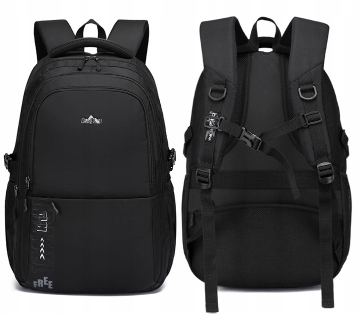 PLECAK SZKOLNY MŁODZIEŻOWY TORNISTER BLACK Marka Paso