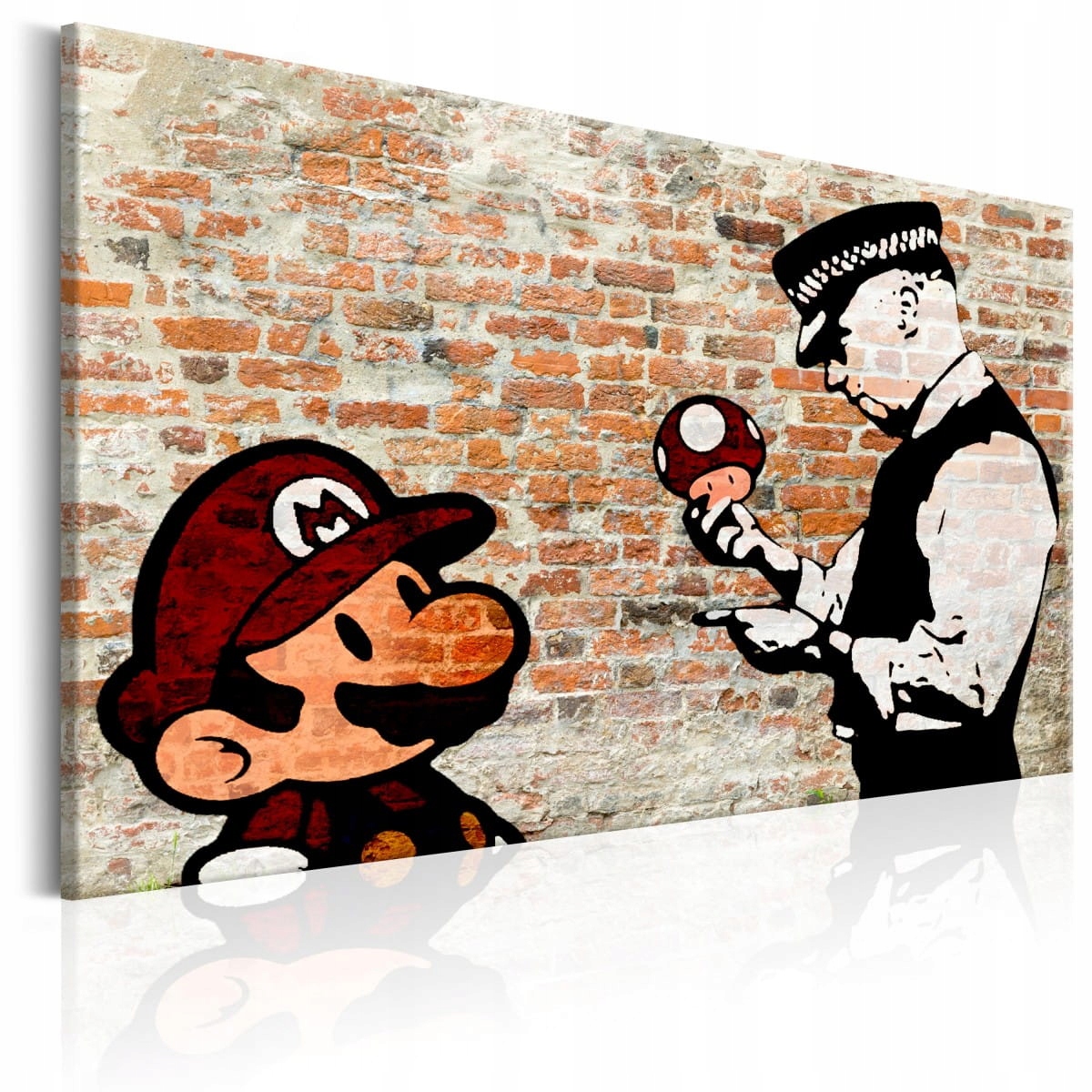

Obraz - Banksy: Policyjne pouczenie - 120X80