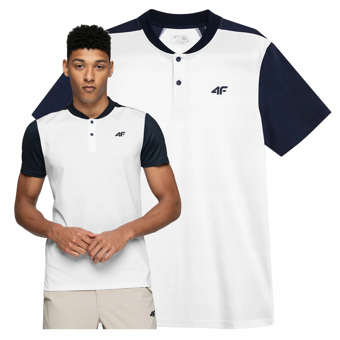 

Koszulka Polo męska 4F T-shirt termoakt TSMF083 M