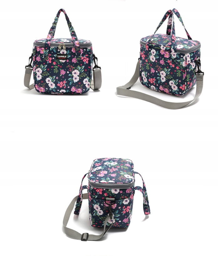 TORBA TERMICZNA IZOLACYJNA LUNCH BOX PIKNIK 7L KWIATY Marka Perfectlife