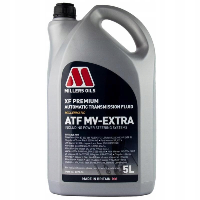 

Millers Xf Premium Atf Mv-extra 5L przekładniowy