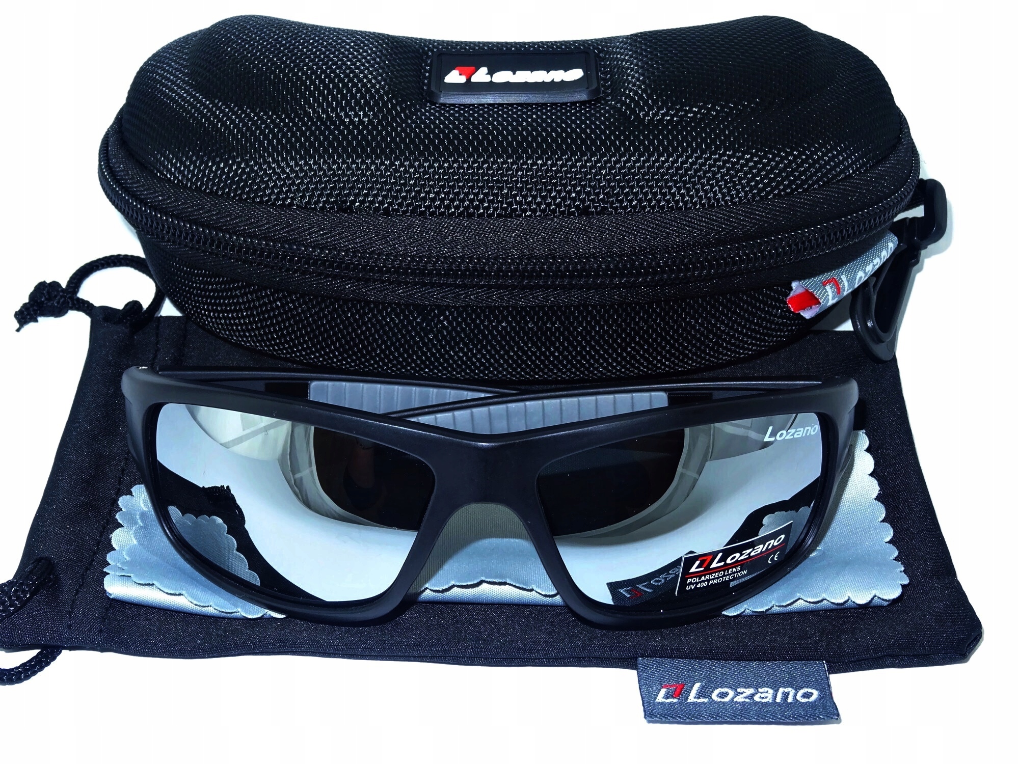 Okulary Sportowe Polaryzacja Z Filtrem Srebrne Lz