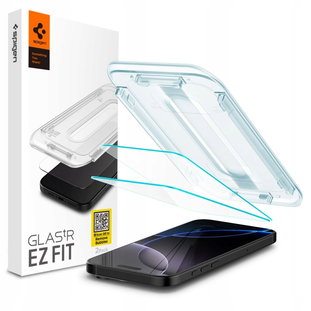 Szkło Hartowane Spigen Glas.tr "ez Fit Ac" 2-PACK Iphone 16 Pro 17 17